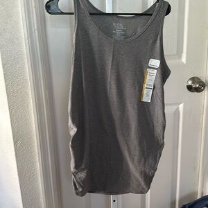 Maternity top. Grey.